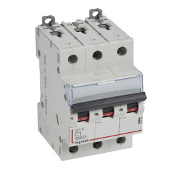 Авт.выкл.DX3-E C1 3П 6000/6kA LEGRAND
