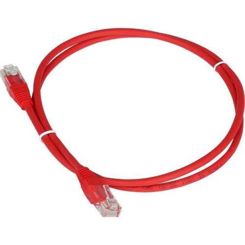 Патч-корд Lanmaster TWT-45-45-0.15-RD RJ-45 вил.-вилка RJ-45 кат.5E 0.15м красный ПВХ (уп.:1шт)