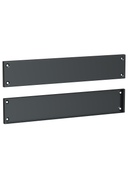 TITAN Панель цоколя ЩМП передняя/задняя 100х800мм RAL7021 (2шт/компл) IEK