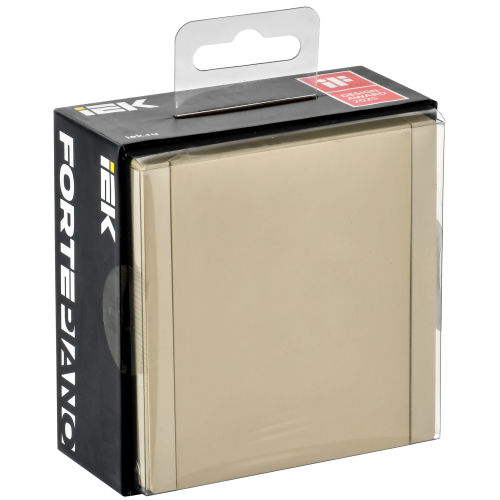 FORTE&PIANO Заглушка с суппортом FP441 ваниль IEK FORTE&PIANO Заглушка с суппортом FP441 ваниль IEK