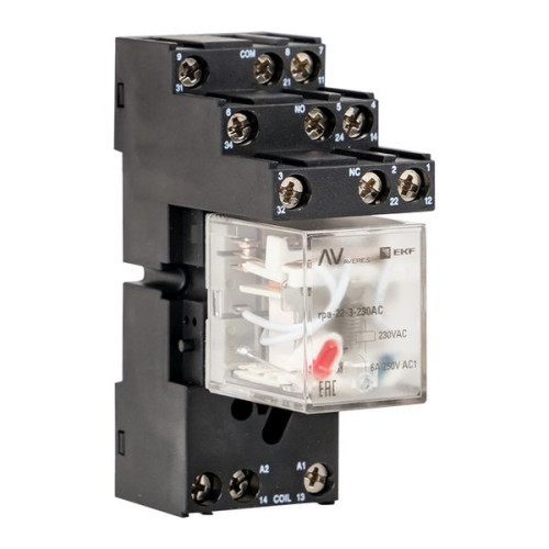 Разъем для реле РM5 22/3 EKF AVERES Разъем для реле РM5 22/3 EKF AVERES