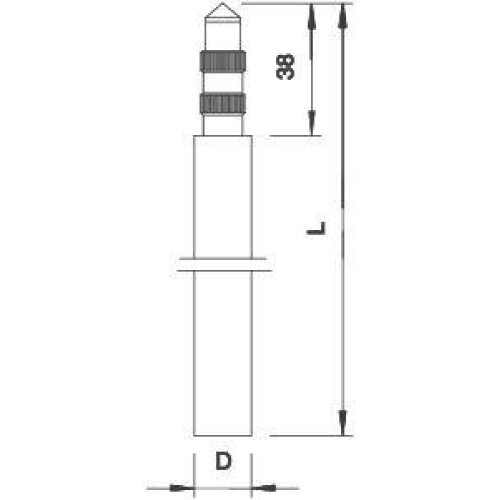 Стержень заземл. оцинк. d20х1500мм 219 20 ST FT (дл.1.5м) OBO 5000750 Стержень заземл. оцинк. d20х1500мм 219 20 ST FT (дл.1.5м) OBO 5000750