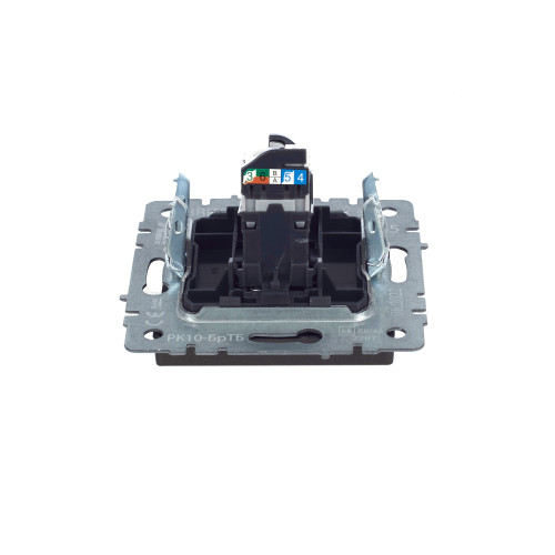 BRITE Розетка компьютерная RJ45 кат.5E РК10-БрТБ темная бронза IEK