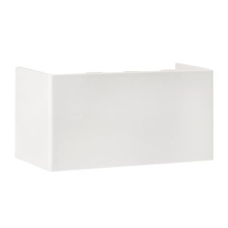 Соединитель (100x40) (2 шт) белый EKF-Plast