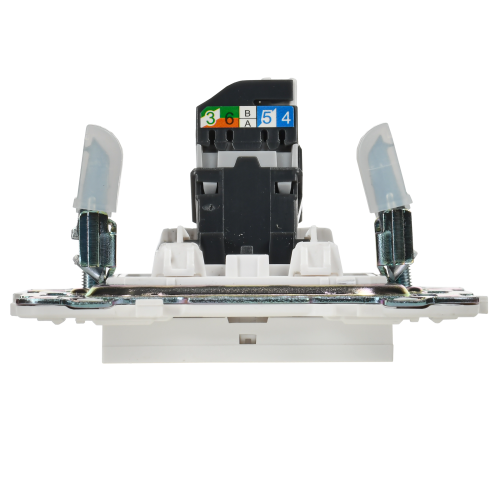 SKANDY Розетка компьютерная RJ45 кат.5E SK-K01W арктический белый IEK SKANDY Розетка компьютерная RJ45 кат.5E SK-K01W арктический белый IEK