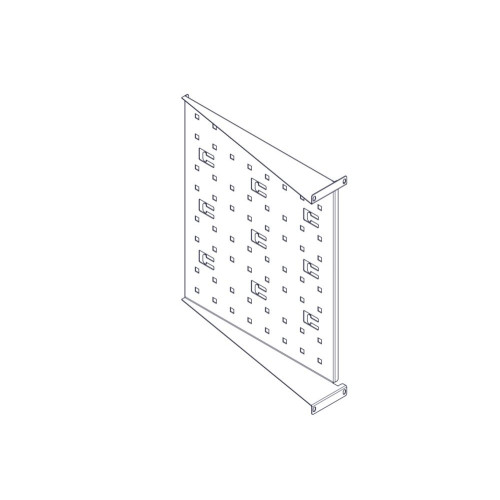 Фиксированная полка Systeme Electric, серия Uniprom, 2U, 450мм, до 15кг Фиксированная полка Systeme Electric, серия Uniprom, 2U, 450мм, до 15кг