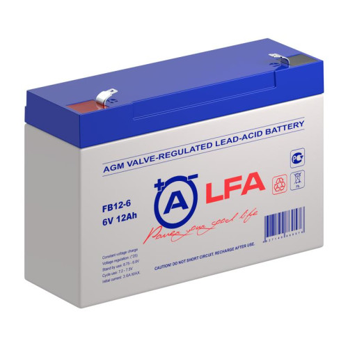 Аккумулятор 6В 12А.ч LFA FB12-6 LFA