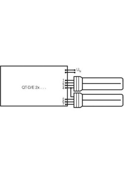 Лампа люминесцентная компакт. DULUX D/E 26W/840 G24q-3 OSRAM 4050300020303