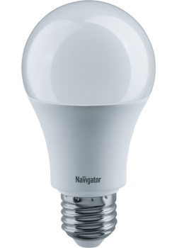 Лампа светодиодная 71 296 NLL-A60-12-230-2.7K-E27 (Standard) 12Вт грушевидная 2700К тепл. бел. E27 900лм 176-264В Navigator 71296