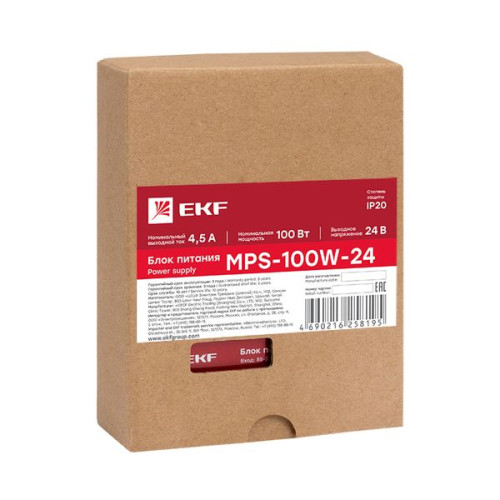 Блок питания 24В MPS-100W-24 Блок питания 24В MPS-100W-24