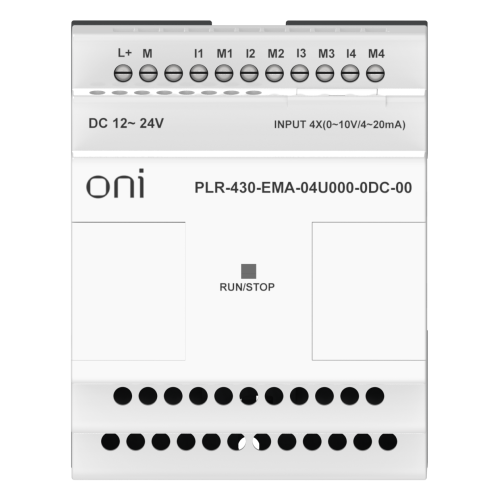 ПЛК 430 Модуль расширения входов выходов 4 UI (0-20 мА/0-10 В) 24В DC ONI