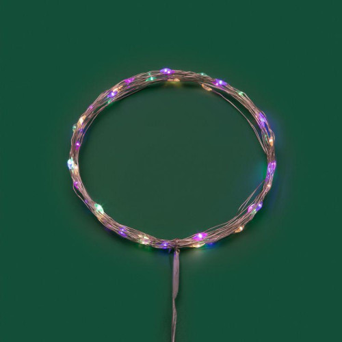 Гирлянда светодиодная Роса 5м 50 LED мультиколор IP20 2хАА (в комплект не входят) Neon-Night 302-069 Гирлянда светодиодная Роса 5м 50 LED мультиколор IP20 2хАА (в комплект не входят) Neon-Night 302-069