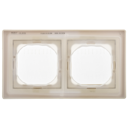 FLITE Рамка 2-местная IP55 Рпро-2-55-ФлСл сливочный IEK FLITE Рамка 2-местная IP55 Рпро-2-55-ФлСл сливочный IEK