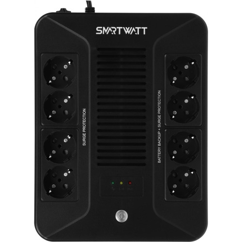 Источник бесперебойного питания Smartwatt SAFE PRO 800 480Вт 800ВА черный Источник бесперебойного питания Smartwatt SAFE PRO 800 480Вт 800ВА черный