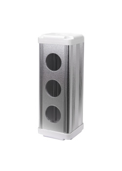 Корпус BXM47-A3/22, три отверстия Ø 22мм, с сальником, IP65  (ЭТ)