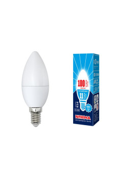 Лампа светодиодная LED-C37-11W/NW/E14/FR/NR Norma 11Вт матовая E14 (упак. картон) Volpe UL-00003811
