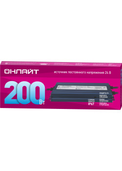 Драйвер/ Драйвер 200w OD-P200-IP67-24V