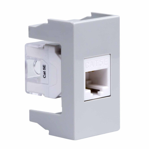 Розетка RJ-45 кат.5E, ЭУИ Вива (Viva),1 мод.,сер Розетка RJ-45 кат.5E, ЭУИ Вива (Viva),1 мод.,сер