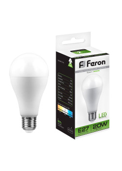 Лампа светодиодная Feron LB-98 Шар E27 20W 175-265V 4000K