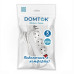 Удлинитель 3х5м с заземл. 16А IP20 3.5кВт ПВС 3х1 с выкл. бел. DOMTOK 2382 Удлинитель 3х5м с заземл. 16А IP20 3.5кВт ПВС 3х1 с выкл. бел. DOMTOK 2382