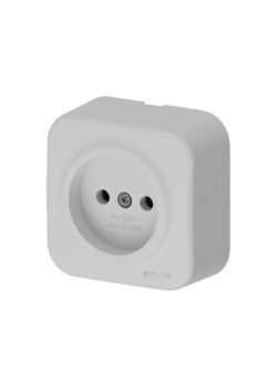 Розетка 1-м СП ARIA 16А IP20 без заземл. сер. ARVIA 25 22 1000 2155