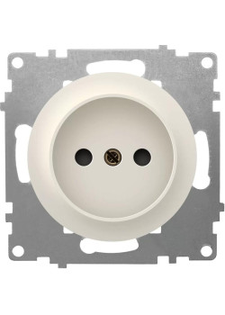 Розетка 1-м СП Florence 16А IP20 без заземл. винтов. клеммы механизм беж. (1E10301301) OneKeyElectro 2172789