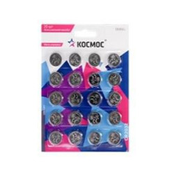 Элемент питания литиевый CR2032 20хBL (уп.20шт) КОСМОС KOC2032BL20