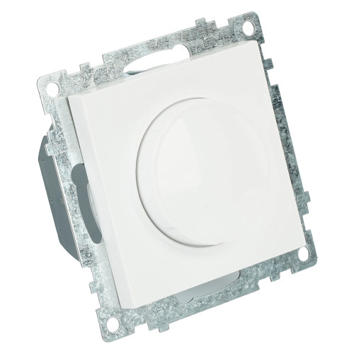 Выключатель диммирующий TRIAC(механизм), STEKKER GLS10-7106-01, 250V, 500W, серия Катрин, белый Выключатель диммирующий TRIAC(механизм), STEKKER GLS10-7106-01, 250V, 500W, серия Катрин, белый