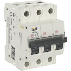 ARMAT Автоматический выключатель M10N 3P D 2А IEK