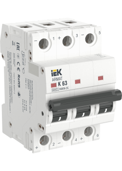 ARMAT Автоматический выключатель M06N-DC 3P K 63А IEK