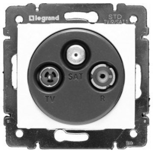 VALENA DIY Розетка TV-FM-SAT тип звезда белый