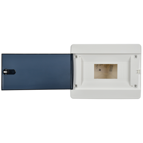 UNION Compact Корпус пластиковый ЩРН-П-8 IP41 черная прозрачная дверь IEK