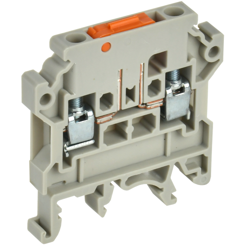 ARMAFIX Клемма винтовая CTS-DT измерит. нож. разм. 4мм2 серая IEK