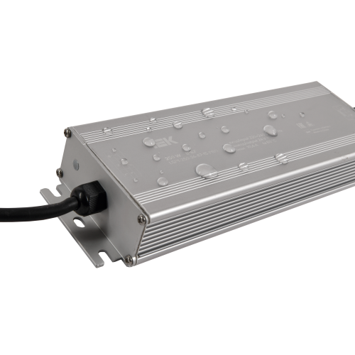 Драйвер LED ИПСН-PRO 250Вт 24В блок - шнуры IP67 IEK