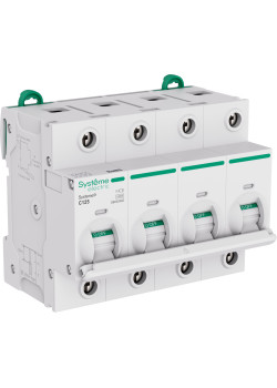 Systeme9 Автоматический выключатель (АВ) 27мм C 125A 4P 10 kA 400В