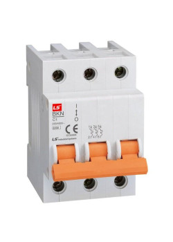 Выключатель автоматический модульный 3п B 10А 6кА BKN LS Electric 061301558B