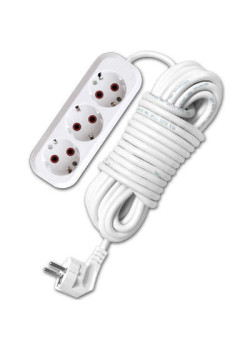 Удлинитель 3х3м с заземл. 10А IP20 У10-554 ПВС 3х0.75 UNIVersal 554-03
