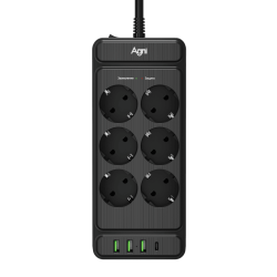 AGNI TP-FS4U6E-C-2m-black