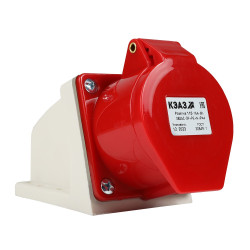 Розетка для монтажа на поверхность 115-16А-6h-380AC-3P+PE+N-IP44