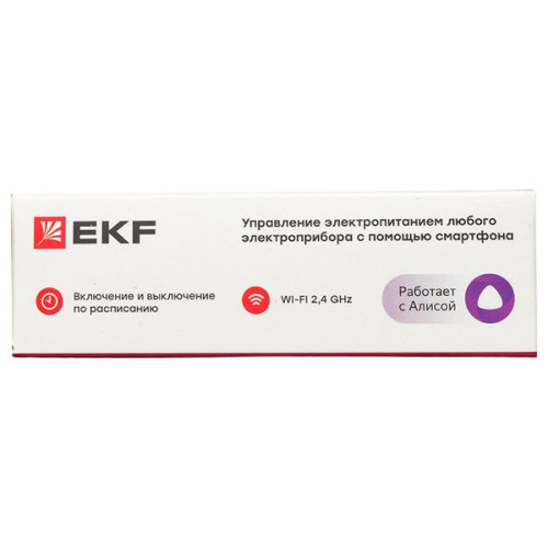 Умное реле 10А Wi-FI EKF Connect Умное реле 10А Wi-FI EKF Connect