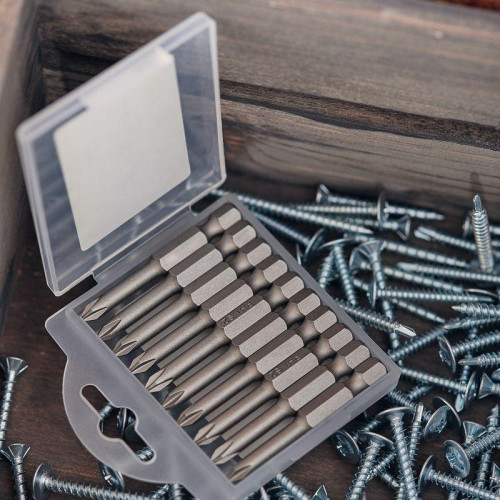 Бита PH1х50мм для шуруповерта (уп.10шт) Kranz KR-92-0413 Бита PH1х50мм для шуруповерта (уп.10шт) Kranz KR-92-0413