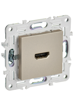 SKANDY Розетка HDMI SK-H01Sh шампань IEK