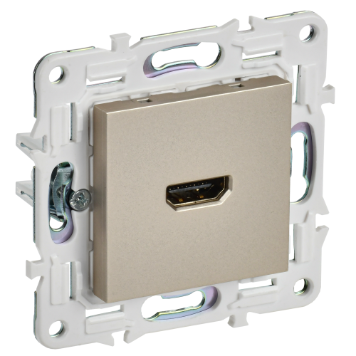 SKANDY Розетка HDMI SK-H01Sh шампань IEK