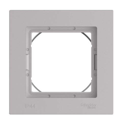 ATLASDESIGN AQUA 1-постовая РАМКА, IP44, АЛЮМИНИЙ ATLASDESIGN AQUA 1-постовая РАМКА, IP44, АЛЮМИНИЙ