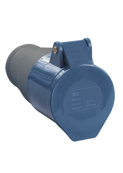 Розетка переносная ССИ-223 2P+PE 32А 200-250В IP44 IEK