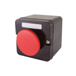 Пост кнопочный ПКЕ 222-1 У2, красный гриб, IP54 TDM