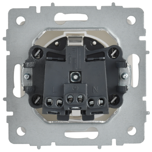 BRITE Розетка 1-местная с заземлением с защитными шторками и крышкой 16А IP44 РСбш10-3-44-БрАБ арктический белый IEK BRITE Розетка 1-местная с заземлением с защитными шторками и крышкой 16А IP44 РСбш10-3-44-БрАБ арктический белый IEK