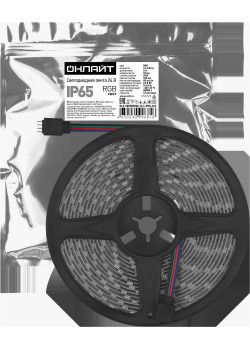 Лента светодиодная/ Лента светодиодная 14.4Вт/м 24В RGB IP65 60 LED/м OLS-5050 5м