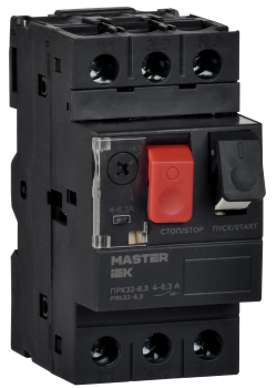 Пускатель ПРК32-6,3 In=6,3А Ir=4-6,3А Ue 690В MASTER IEK