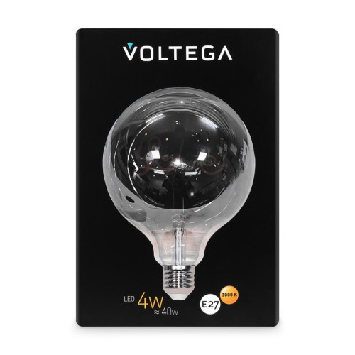 Лампа светодиодная филаментная Loft 271 G125 4Вт 3000К E27 Voltega 8523 Лампа светодиодная филаментная Loft 271 G125 4Вт 3000К E27 Voltega 8523